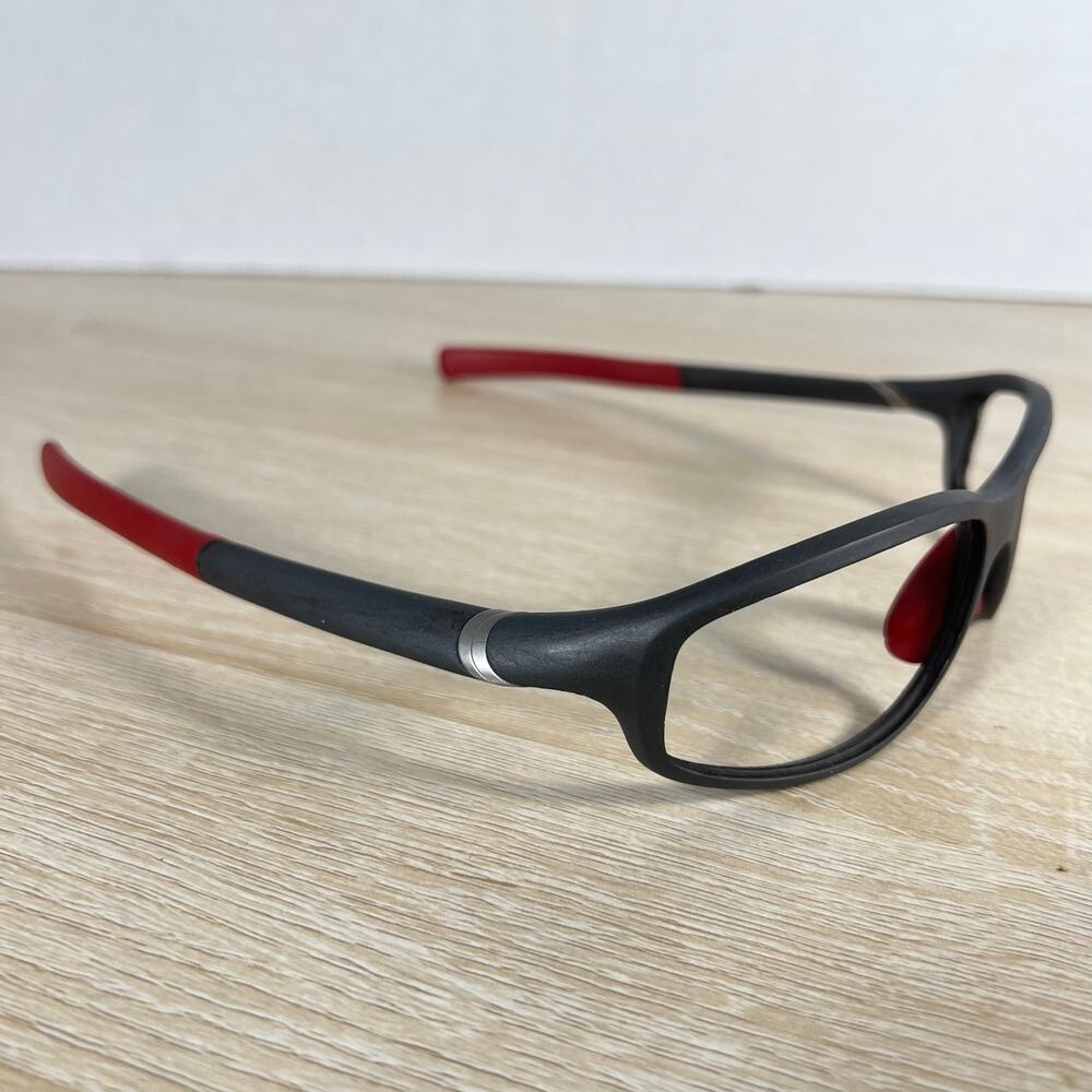 Tag Heuer 115/130 TH 6002 902 Sunglasses Sports Frames Only Gray Red 61-18 - Picture 2 of 16